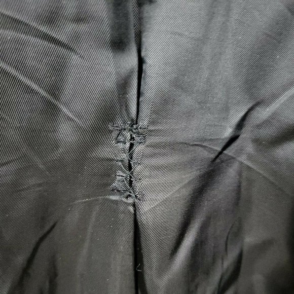 Women's Peruvian Connection Baby Llama & Lambswool Black Trench Coat Size 10 - Picture 10 of 12